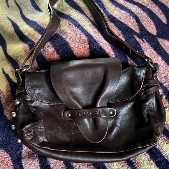 Cow hide leather purse - Picture 2 of 4